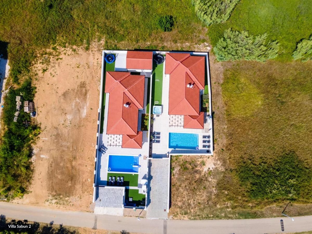 Villas Sabun - Modern House With Heated Pool Privlaka (Zadar) Exterior foto