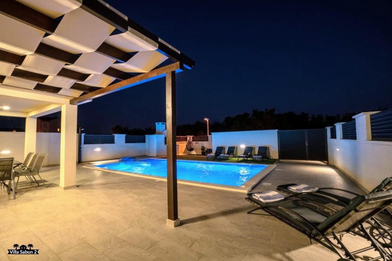 Villas Sabun - Modern House With Heated Pool Privlaka (Zadar) Exterior foto