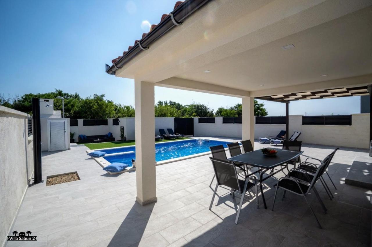 Villas Sabun - Modern House With Heated Pool Privlaka (Zadar) Exterior foto