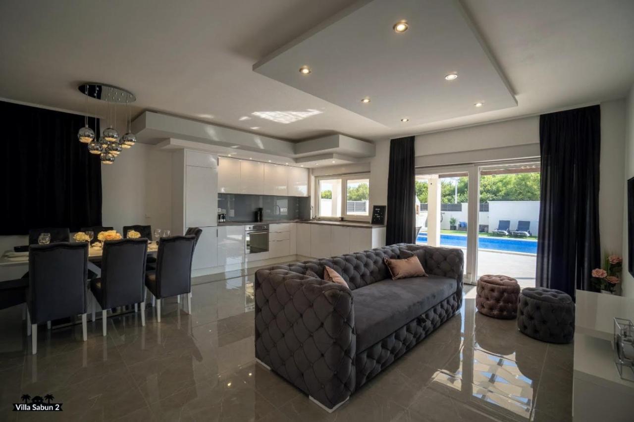 Villas Sabun - Modern House With Heated Pool Privlaka (Zadar) Exterior foto