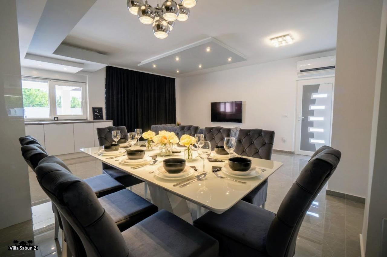 Villas Sabun - Modern House With Heated Pool Privlaka (Zadar) Exterior foto