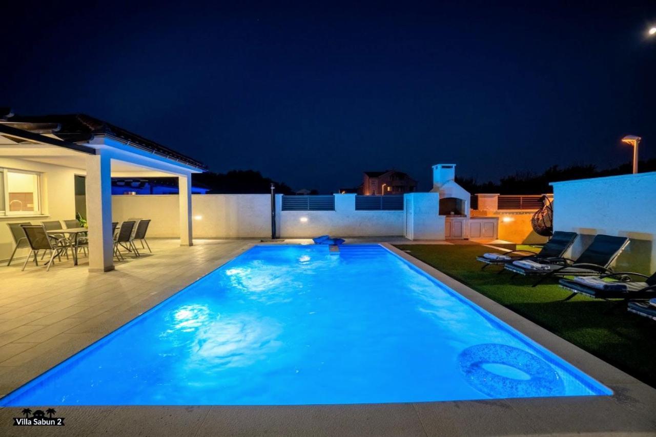 Villas Sabun - Modern House With Heated Pool Privlaka (Zadar) Exterior foto