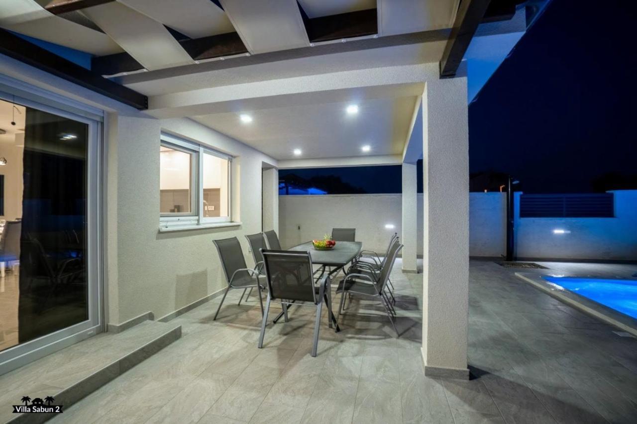 Villas Sabun - Modern House With Heated Pool Privlaka (Zadar) Exterior foto