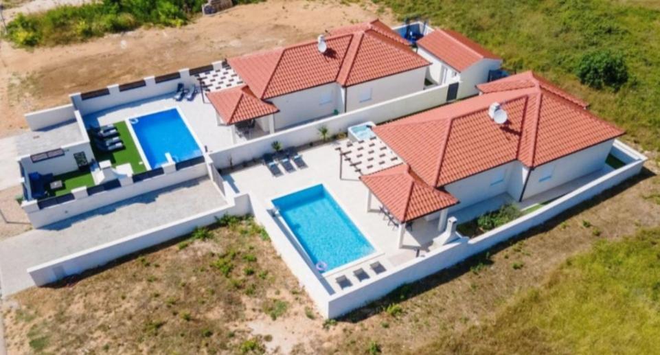Villas Sabun - Modern House With Heated Pool Privlaka (Zadar) Exterior foto