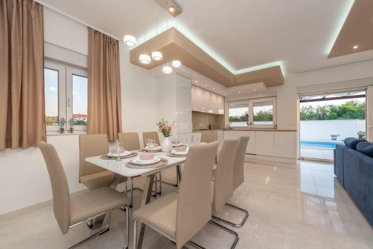 Villas Sabun - Modern House With Heated Pool Privlaka (Zadar) Exterior foto