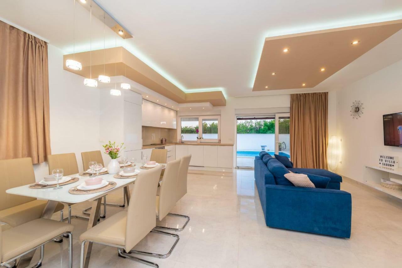 Villas Sabun - Modern House With Heated Pool Privlaka (Zadar) Exterior foto